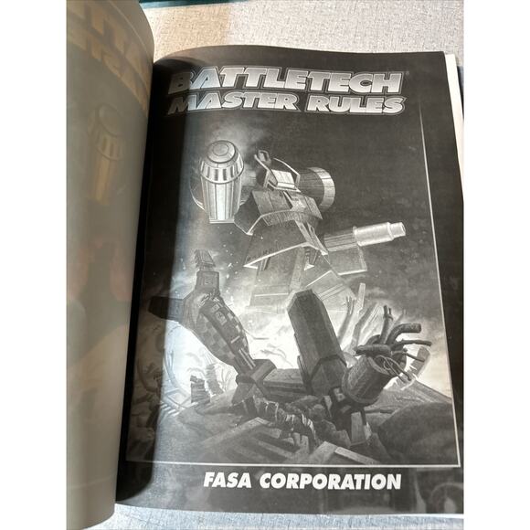 BATTLETECH MASTER RULES [1707] FASA CORP 1998 mechwarrior/battlemech RPG Book - Picture 2 of 4